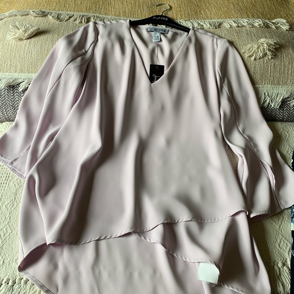 Tunic style blouse in lavender Joseph Ribkoff - Picture 9 of 13